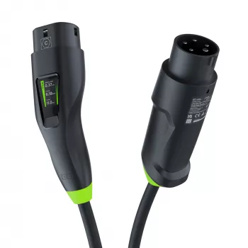 Green Cell Habu EVGC01 Mobilus elektromobilio įkroviklis 11 kW 7 m Type 2 CEE Wallbox Juodas
