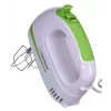 Rankinis plaktuvas ESPERANZA EKM011 — 400 W, 5 greičių, turbo, tešlos kabliukai ir plaktuvai, 220–240 V, baltas/šviesiai žalias