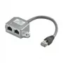 Wentronic Goobay kabelių skirstytuvas (Y adapteris) - CAT 5 Ethernet + ISDN, ekranuotas (68909)
