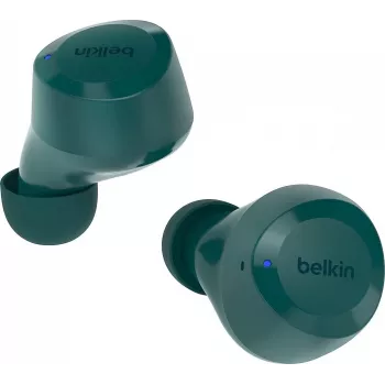 Belkin SoundForm Bolt AUC009btTE visiškai belaidės kišamosios ausinės su mikrofonu, žalsvai mėlynos