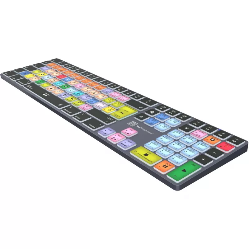 Klaviatūra LogicKeyboard Apple Logic Pro X2 Titan DE Mac, vokiškas išdėstymas – LKB-LOGXP2-TM-DE