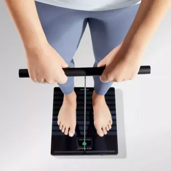 Svarstyklės elektrinės asmeninės Withings BODY SCAN Square juodos