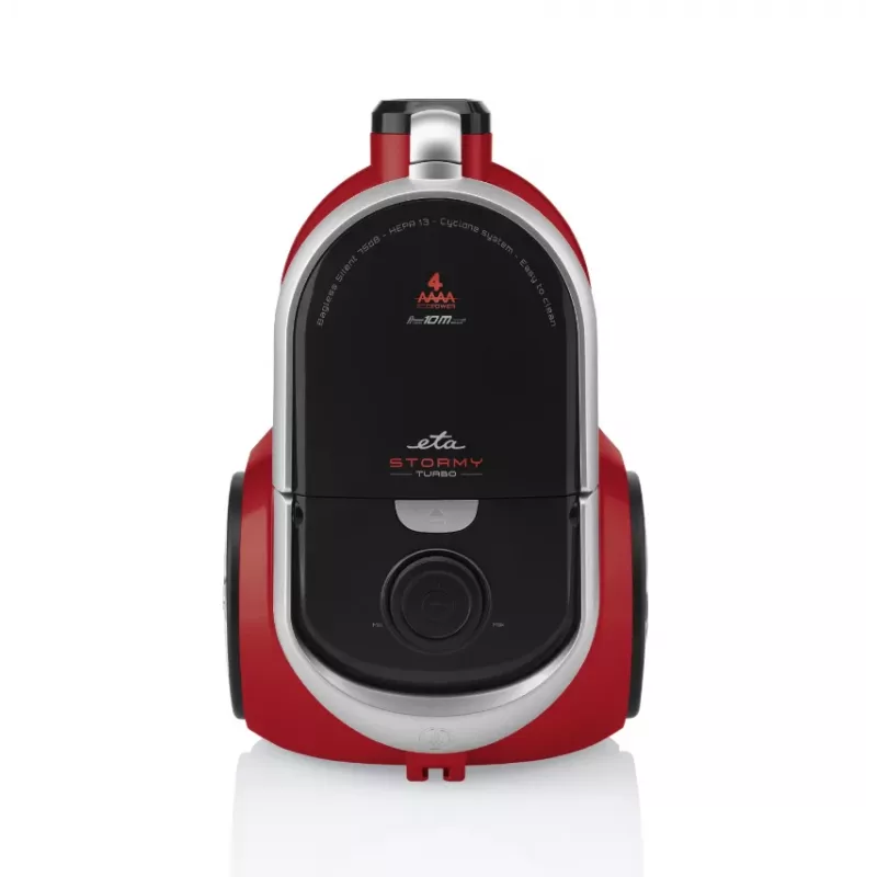 ETA | Siurblys | ETA351790000 Stormy Turbo | Be maišelio | Galia 800 W | Dulkėtumo talpa 2,2 L | Juoda/Raudona