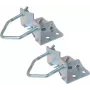 Mastfoot Clamp S/CONN ShiverPeaks 89857-SET cinkuotas plieninis spaustuvas stiebams iki 60 mm