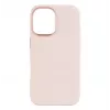 Korpusas FIXED Apple iPhone 16 skystas silikonas rožinis su MagFlow plonu apsauginiu dėklu