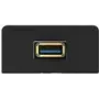 USB A lizdas Kindermann 7457 000 529, antracito spalvos plastikas