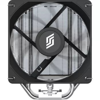 CPU aušintuvas Silentware Bora Performance – 120 mm PWM ventiliatorius, 215 W TDP, 5 šilumos vamzdeliai, Intel ir AMD lizdų palaikymas