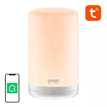 Gosund RGB Wi‑Fi išmanioji naktinė lemputė LB3 — Tuya, reguliuojamas ryškumas ir spalvų keitimas