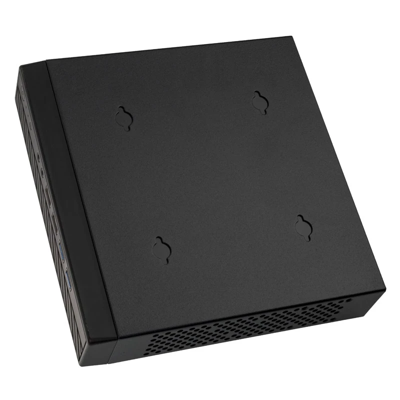 Akasa Cypher MX3 Mini Tower - korpusas - SGCC - juodas - Thin Mini-ITX - kietasis diskas - maitinimas (A-ITX38U3-M1B)