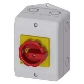 Siemens 3LD2064-0TB53 avarinis jungiklis 3P raudonas/geltonas
