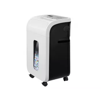 Biuro dokumentų smulkintuvas TRACER TRANIS47633 Baltas — kryžminis pjovimas 4x12 mm, 14 lapų talpa, 20 L krepšelis