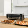 Ninja SP101 Vienvietis 10 L Laisvai pastatomas 2400 W Karšto oro gruzdintuvas Juodas, Nerūdijantis plienas