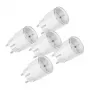 Išmaniųjų kištukinių lizdų rinkinys Shelly Plug S MTR Gen3 – 5 vnt., 12A, baltas