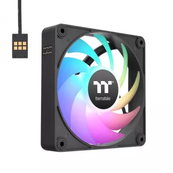 Ventiliatorius Thermaltake CT140 EX ARGB Sync 14 cm hidraulinis guolis juodas