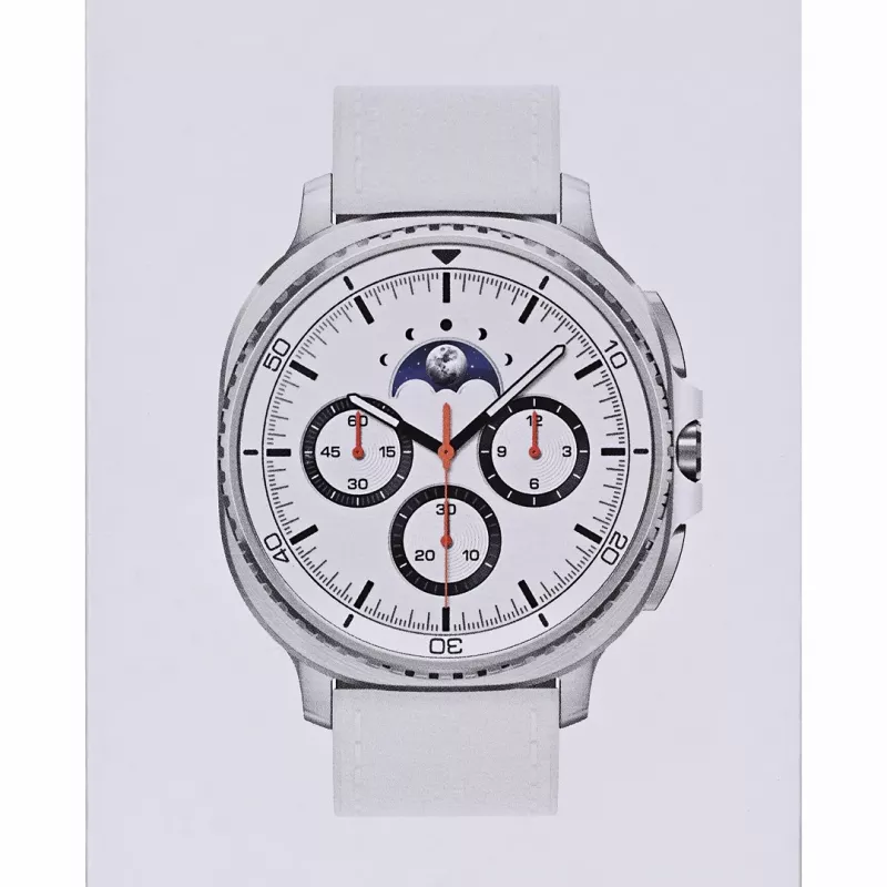 Išmanusis laikrodis Samsung Galaxy Watch 8 Classic 46 mm sidabrinis — 3,3 cm AMOLED, 4G, 64 GB, 445 mAh