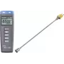 VOLTCRAFT K102 + TP 205 temperatūros matavimo prietaisas -200 iki +1370 °C, K tipo zondas