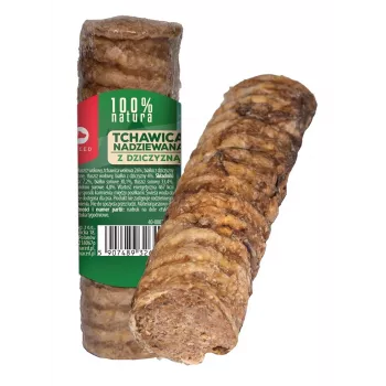 MACED Trachėja įdaryta elniena – kramtukas šunims – 120g