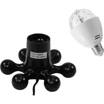 LED rinkinys EUROLITE BC-1 RGB Black Hexopus Socket – RGB apšvietimo efektų rinkinys