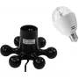 LED rinkinys EUROLITE BC-1 RGB Black Hexopus Socket – RGB apšvietimo efektų rinkinys