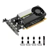 PNY NVIDIA T1000 4GB GDDR6 žemo profilio vaizdo plokštė, 4x Mini DisplayPort (VCNT1000-SB)