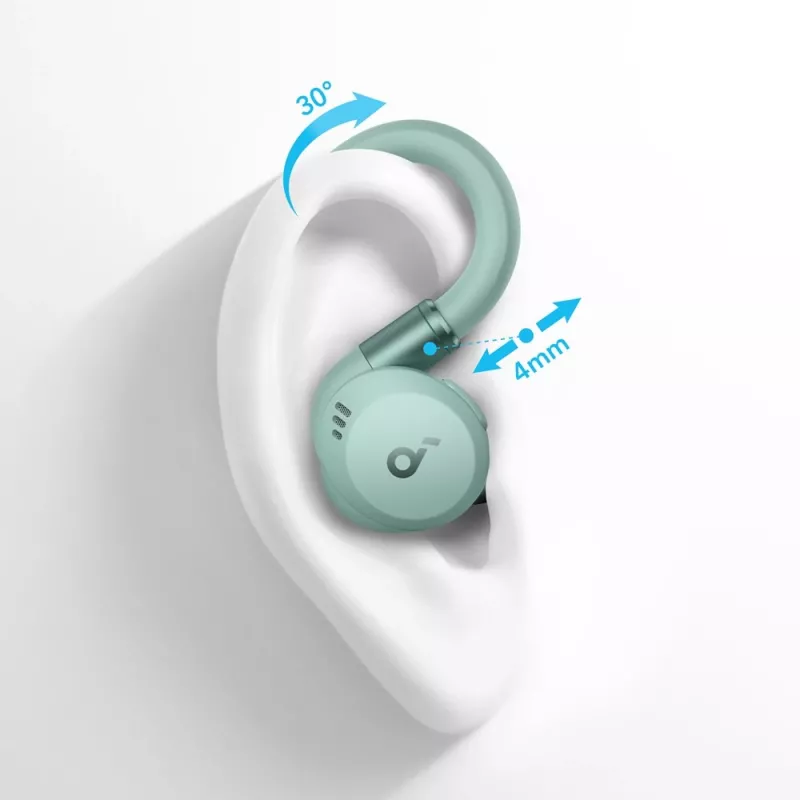 Soundcore Sport X20 žalios belaidės ausinės