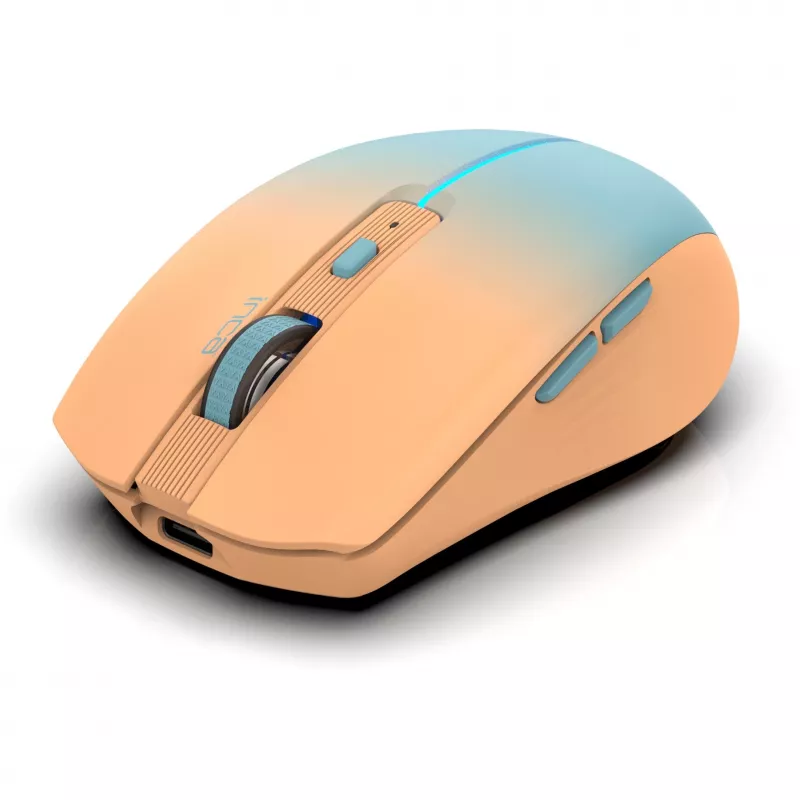 Cian Technology GmbH INCA Mouse IWM-511RT belaidė pelė su RGB apšvietimu, oranžinė