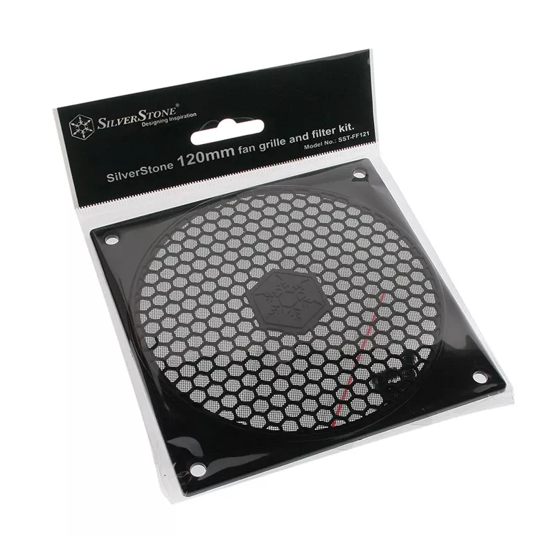 Grotelės ventiliatoriui Silverstone FF121B 120 mm