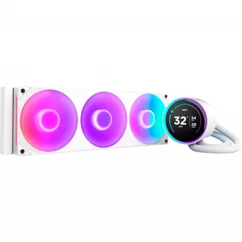 All-in-one skysčio aušintuvas NZXT Kraken Elite 360 RGB 12 cm Baltas