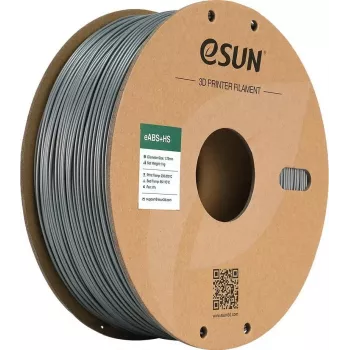 EABS 1,75 mm sidabrinis 1 kg ESUN 3D gijos (eABSP175S1)