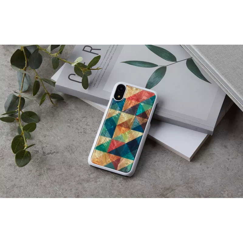 Dėklas iKins iPhone XR Mosaic Black – apsauginis dangtelis
