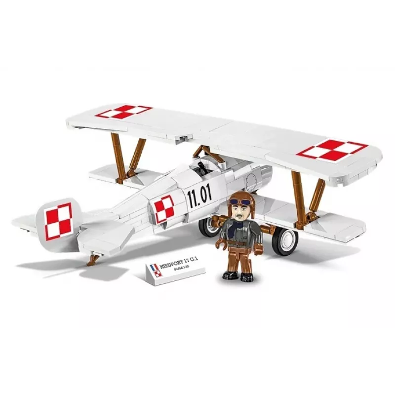 Cobi konstravimo rinkinys Nieuport 17 C.1, 274 detalės, modelio rinkinys