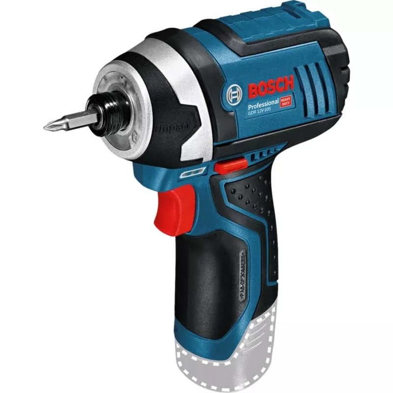 Bosch GDR 12V-105 Professional akumuliatorinis suktuvas 2600 aps./min. juoda, mėlyna, raudona
