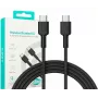 Aukey CB-CD45 USB-C į USB-C kabelis, Quick Charge, 0,9 m, juodas