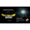 Nitecore NU27 žibintuvėlis juodas, geltonas galvos dirželis LED
