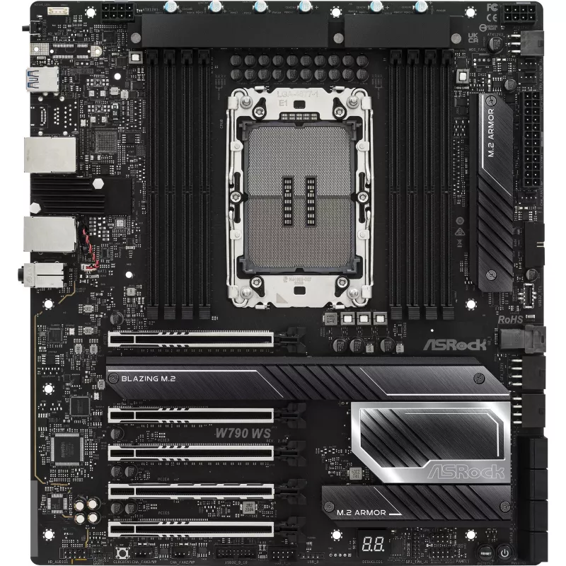 Pagrindinė plokštė ASRock W790 WS R2.0 Intel W790 LGA 4677 Extended ATX