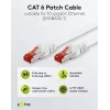 Goobay CAT 6 Patch Laidas S/FTP RJ-45 Cat6 1m Baltas