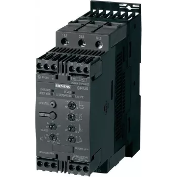 Siemens minkštasis paleidiklis 3RW4036-1BB14, 22 kW (400 V), 11 kW (230 V), 45 A