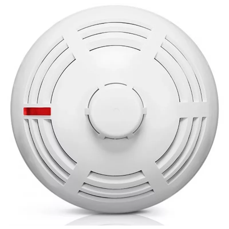 Belaidis dūmų detektorius SATEL ASD-200, paviršinis montavimas, 3V baterija, Ø108 mm, 61 mm aukštis