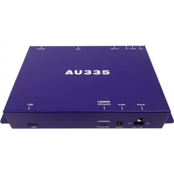 Skaitmeninis medijos leistuvas BrightSign AU335 Blue, 100 Mbit/s Ethernet, Dolby Atmos
