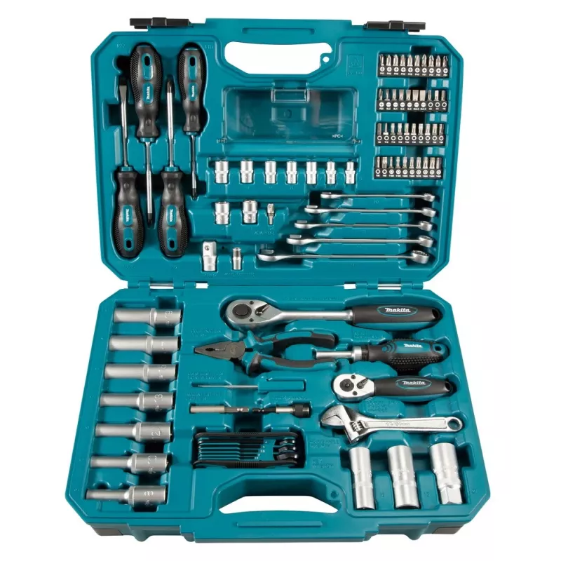 Mechaniko įrankių rinkinys Makita E-08458 87 įrankiai
