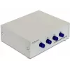 DeLOCK 87589 4 prievadų RS-232 rankinis serijinis jungiklis