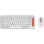 Logitech POP Icon Combo belaidis klaviatūros ir pelės rinkinys, vokiška QWERTZ, oranžinė/nespalvinta