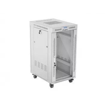 Stovo spinta LANBERG FF01-6822-12SL 22U laisvai pastatomas stovas, 1233×600×800 mm, IP20, 1200 kg