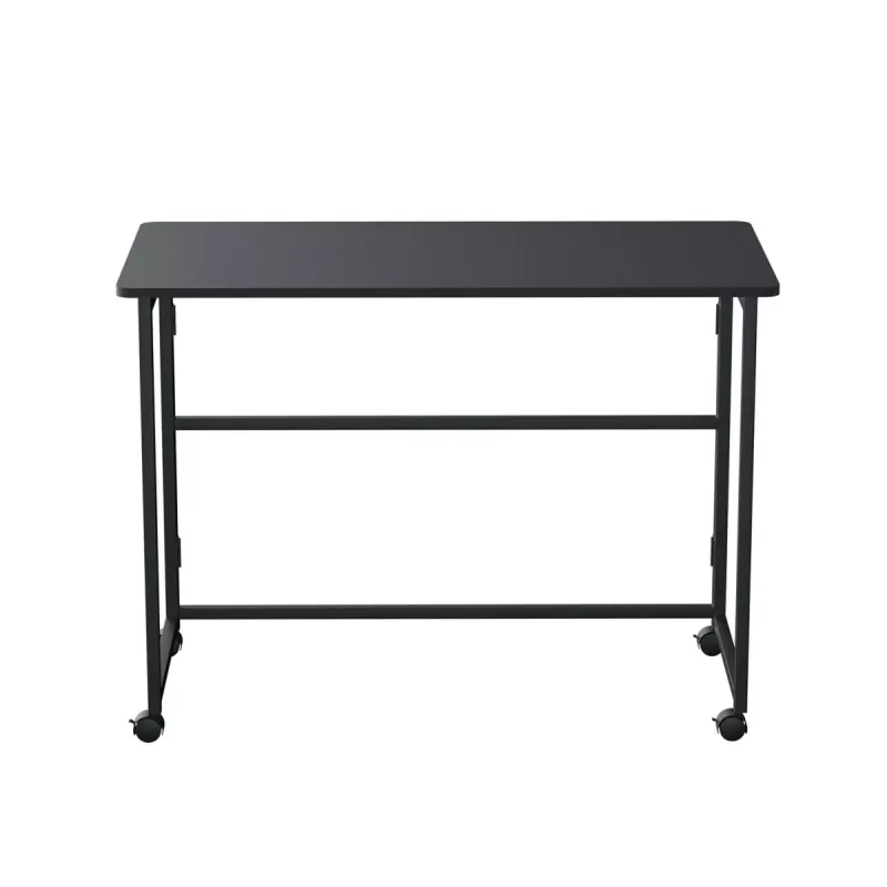Sulankstomas stalas Maclean MC-1250 B, juodas, mobilus, 100x50 cm, max. 50 kg
