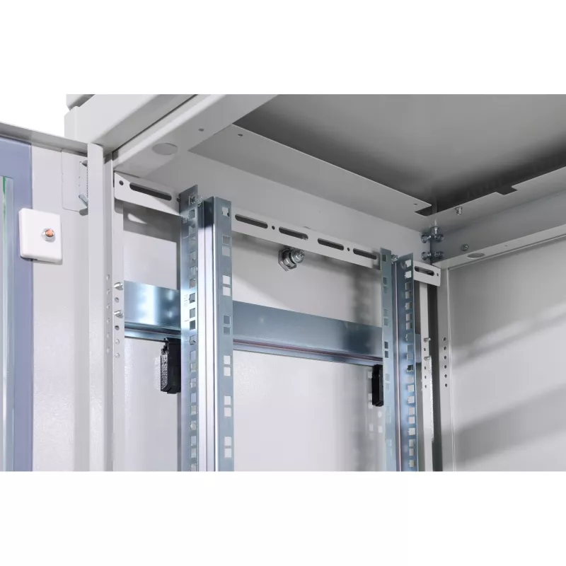 DIGITUS Professional Unique DN-19 22U-6/6-1 – tinklo spinta, šviesiai pilka RAL 7035, 22U, 48,3 cm (19 inch)