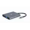 Gembird a-CM-COMBO6-01 USB-C 6-in-1 adapteris nešiojamam kompiuteriui