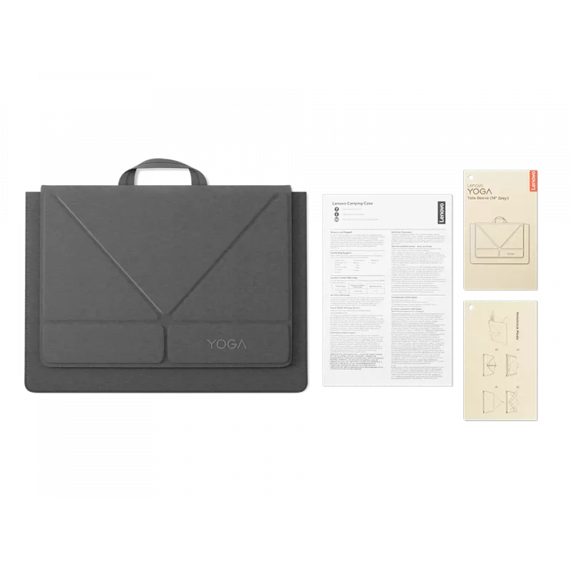 Lenovo Yoga Tote Sleeve dangtelis iki 14 colių pilkas