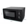 Mikrobangų krosnelė ESPERANZA ESTOFADO – 20 L, 700 W, 5 galingumo lygių, 24,5 cm sukamoji lėkštė, juoda