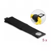 DeLOCK Heavy-duty lipų ir kilpų dirželis 508x50mm juodas 5 vnt.