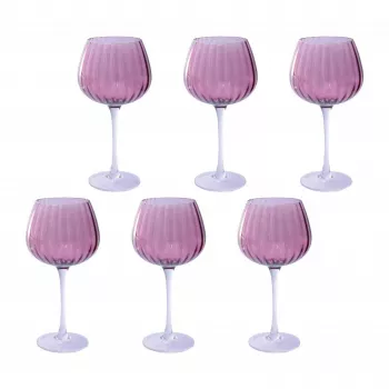 6 vnt. Rose&Tulipani geriamųjų stiklinių rinkinys U20177611A93-Z 460 ml